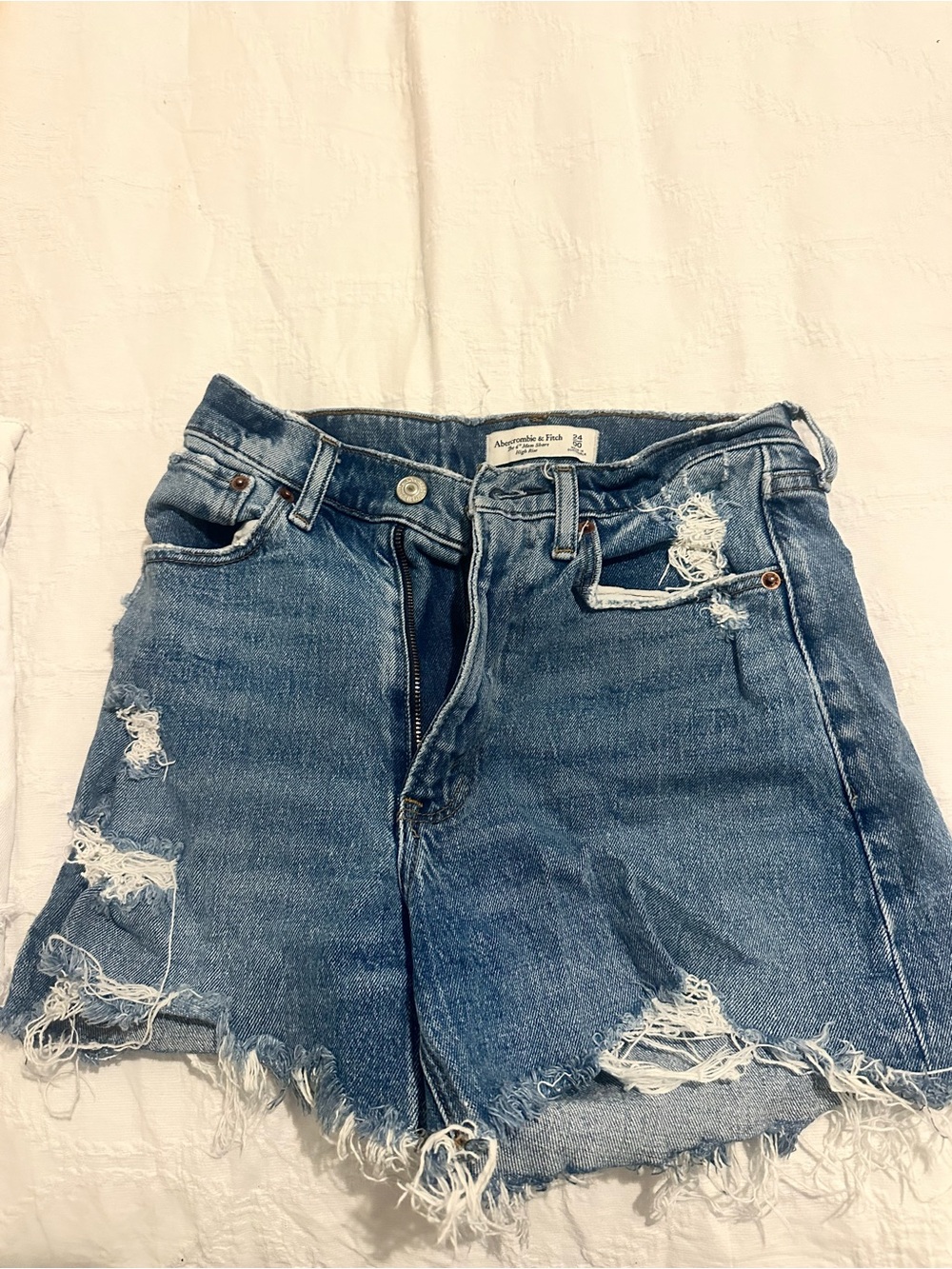 Abercrombie & Fitch Curve Love denim shorts